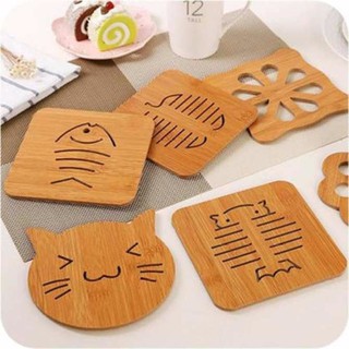 Combo 4 miếng lót nồi bằng gỗ