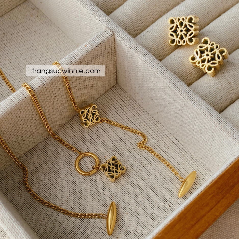 Dây chuyền nữ titan hoa mỹ