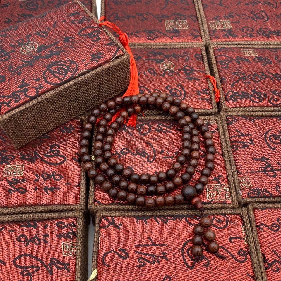 Vòng Tay Gỗ Nam Nữ Phong Thủy 108 Hạt 100% Hương Thơm Tự Nhiên - No Box