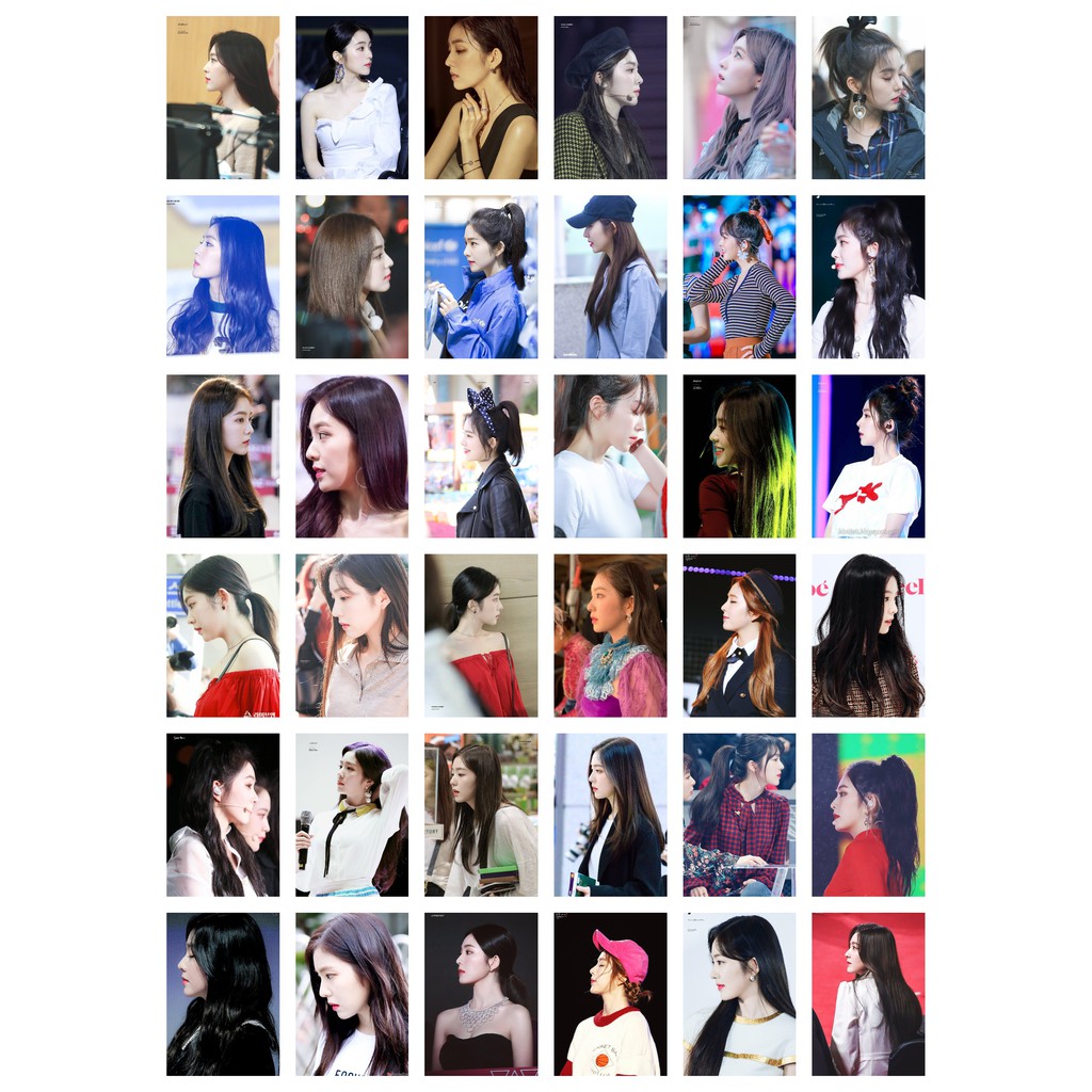 Lomo card 36 ảnh thành viên Red Velvet IRENE bộ ảnh tổng hợp góc nghiêng
