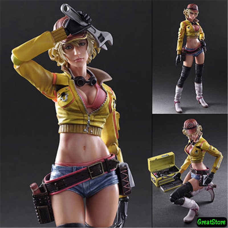 MÔ HÌNH NHÂN VẬT Cindy Aurum Mechanic FINAL FANTASY PAK FIGMA CỬ ĐỘNG ĐƯỢC 26cm