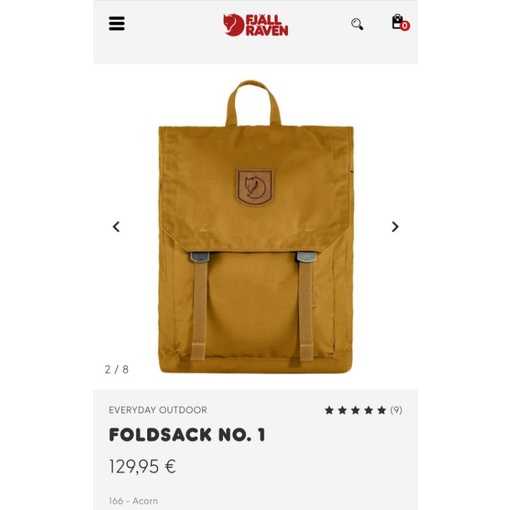 Balô Fjallraven Foldsack No1 Laptop 15 inch