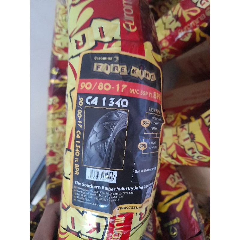 Vỏ Xe 90/80-17 TL Không Săm ruột cho Exciter 150 Winner 150