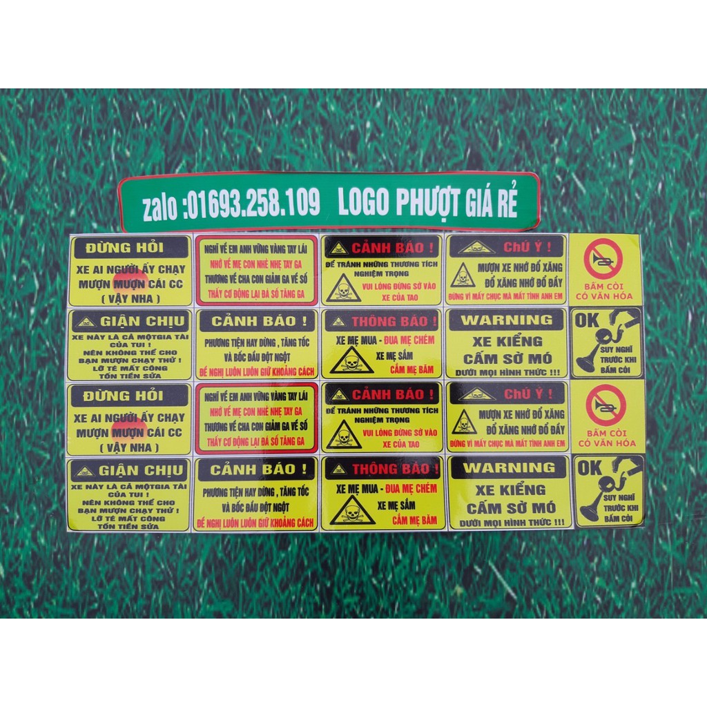 20 logo tem cảnh báo như hình | BigBuy360 - bigbuy360.vn