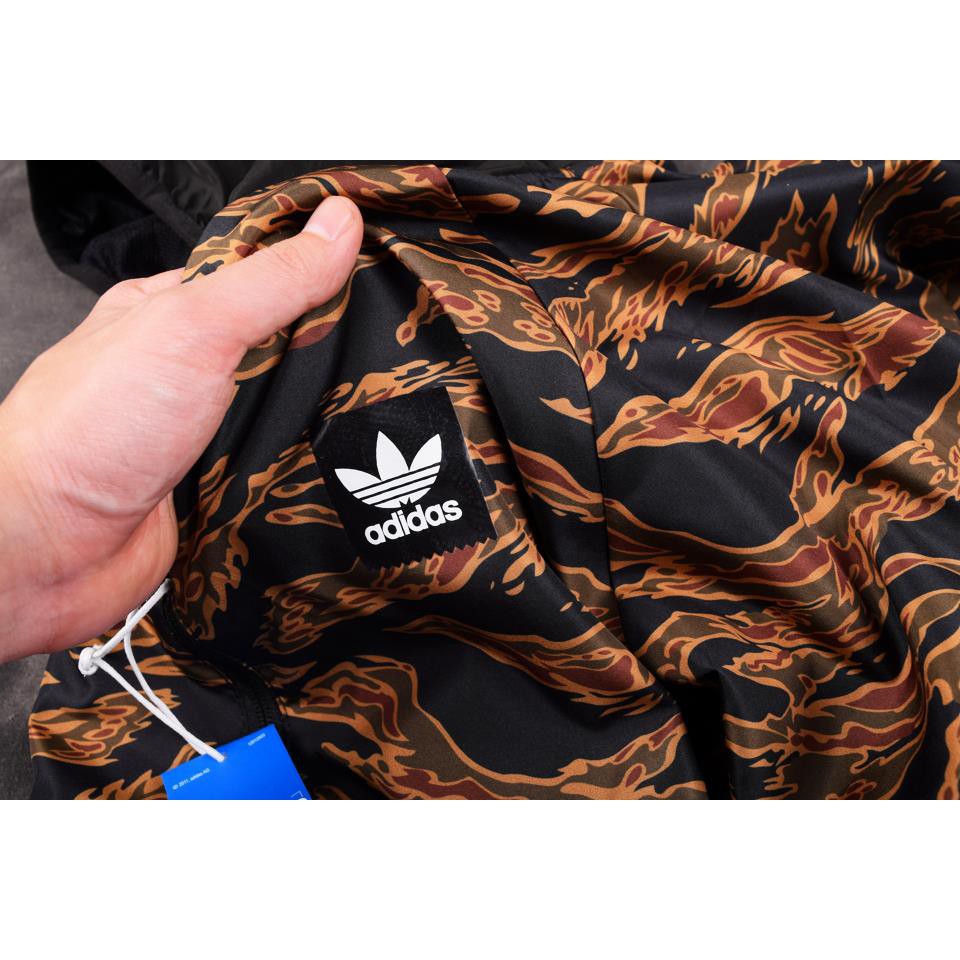 Khoác Gió Rằn Ri Vàng Đen