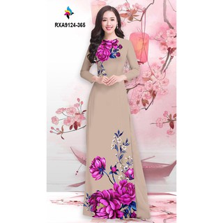 vải áo dài in 3d