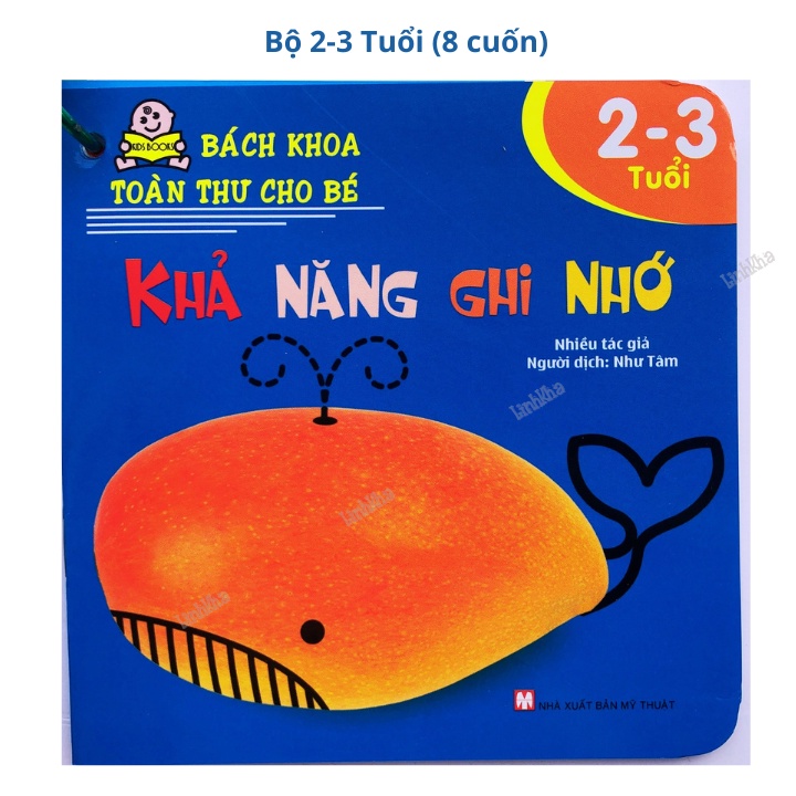 Sách Bách Khoa Toàn Thư - Cho trẻ 2-3 Tuổi - Dạng Tập Mỏng Xâu Khoen Cho Các Bé Nhỏ