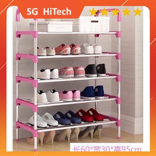 Kệ giày, dép inox 5 tầng