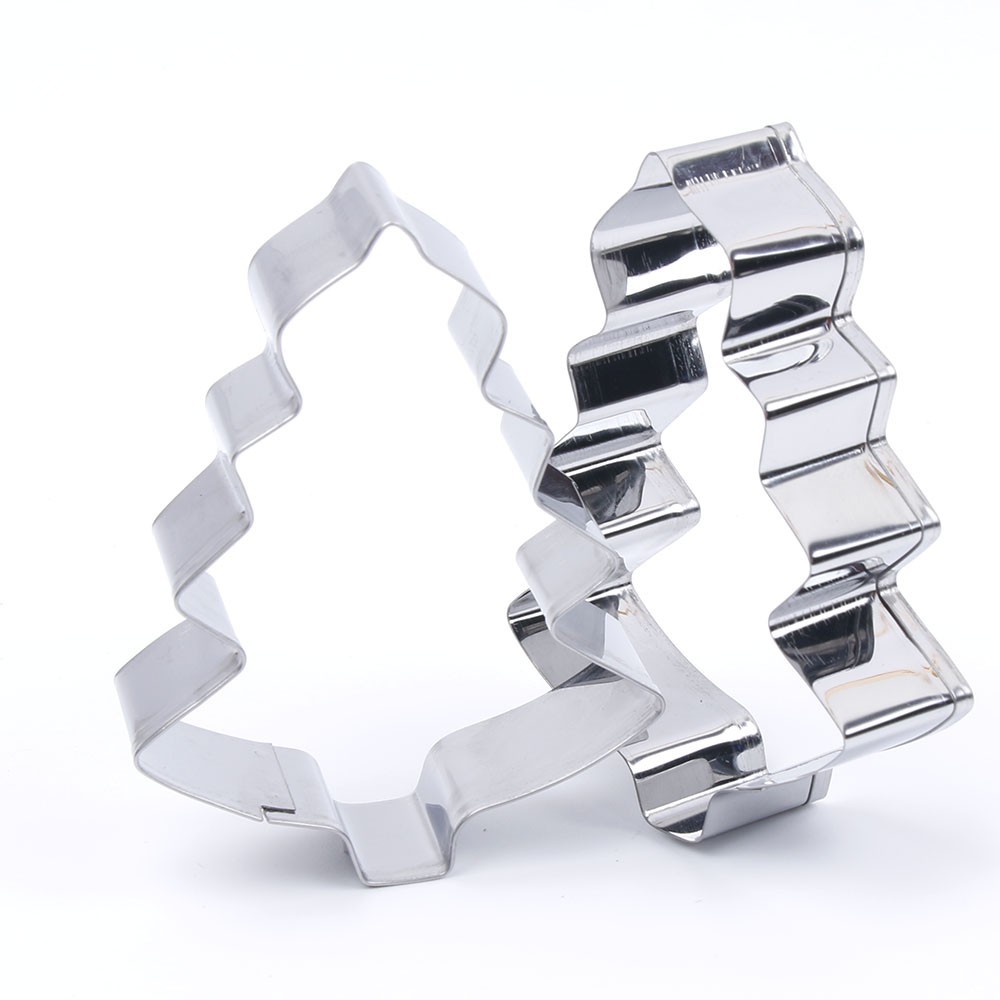 Khuôn tạo hình bánh quy bằng thép không gỉ hình cây thông