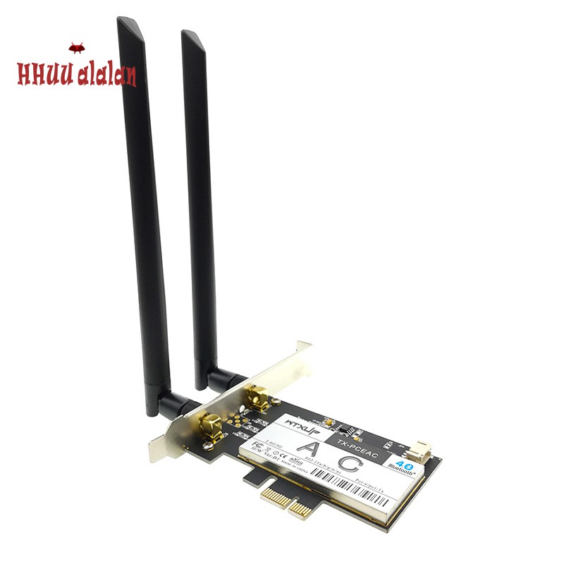 Card Mạng Không Dây 867mbps Bluetooth 4.0 Cho Intel 802.11ac Pci