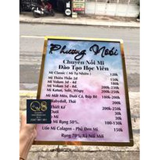 ( giá rẻ) Menu khắc - decal