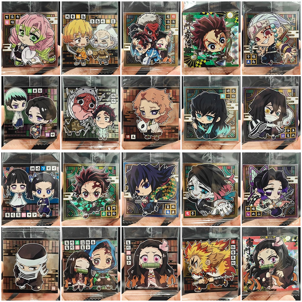 Thẻ nhân vật Sticker TCG Niformesion Demon Slayer Kimetsu no Yaiba Deformed Seal Wafer Vol.3 - Bandai