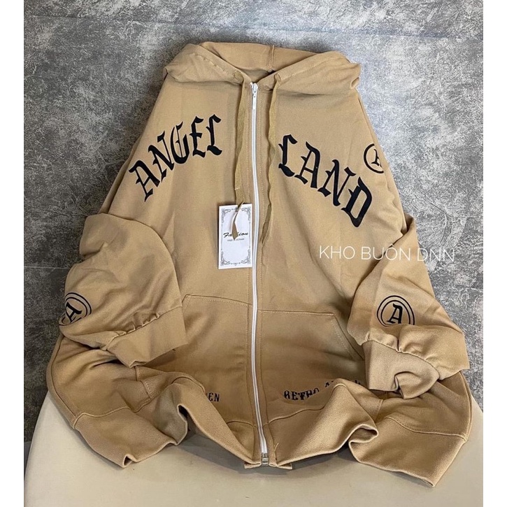 [RẺ VÔ ĐỊCH] Khoác nỉ ANGEL khoá hoạ tiết sau lưng (kèm ảnh thật) | BigBuy360 - bigbuy360.vn