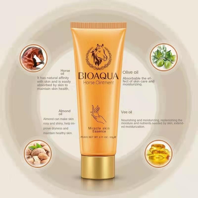 Kem dưỡng da tay BIOAQUA chiết xuất dầu ngựa chống nứt nẻ 60g