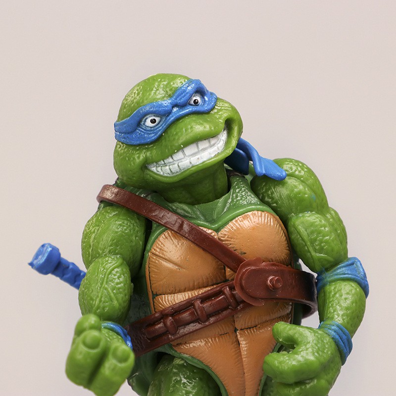 Bộ 06 đồ chơi mô hình Ninja Rùa TMNT cao 12cm PB2014 bằng nhựa đặc có khớp cử động linh hoạt - New4all Ninja Turtle Toys