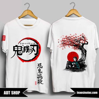 🔥HOT🔥 🔥FLASH SALE🔥 Áo thun Unisex in hình Demon Slayer đẹp giá siêu rẻ