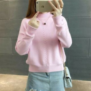 sẵn -Áo len nữ cổ 3cm from thụng