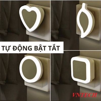 Đèn Ngủ Cảm Ứng Led Cảm Biến Ánh Sáng Tự Động Bật Tắt, Đèn Decor Phòng Ngủ - Giá Tốt Nhất
