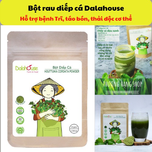 Bột Rau Diếp Cá Nguyên Chất Dalahouse gói 50g