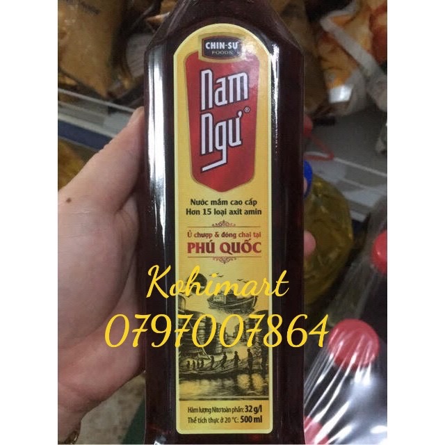 Nước mắm Nam Ngư Phú Quốc chai 500ml