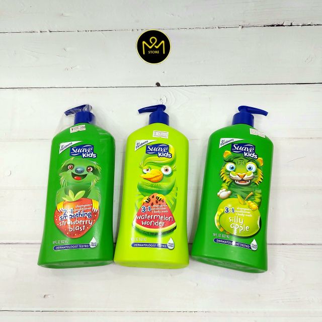 Sữa tắm gội xả 3 IN 1 SAUVE KIDS