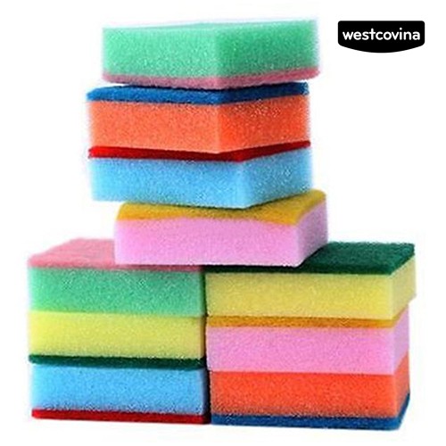 Bộ 10 Miếng Bọt Biển Rửa Chén Tiện Lợi