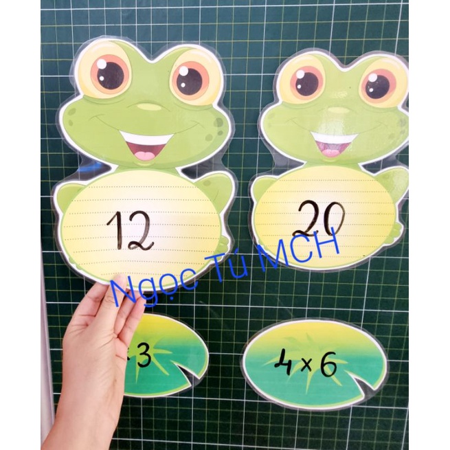 Sét Bộ Ếch và lá Sen Gồm 12 chi tiết