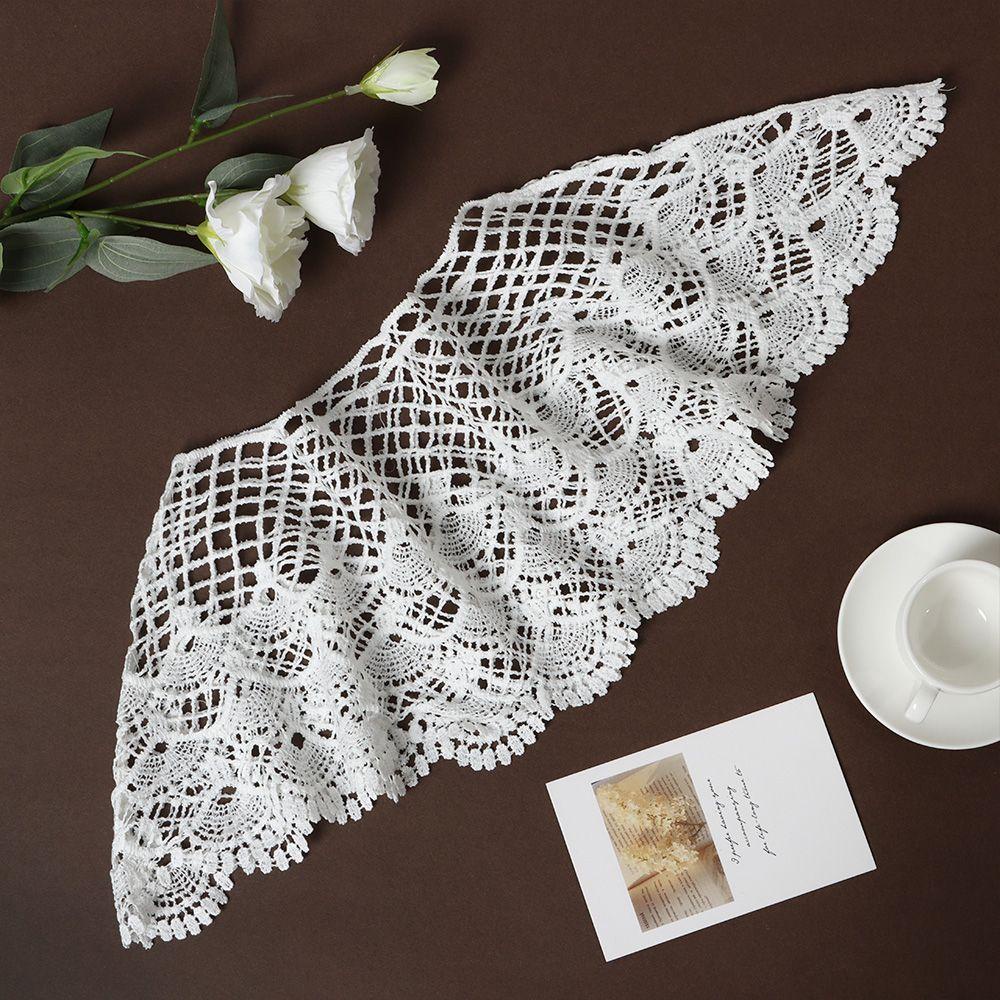 EUTUS Áo Khoác Poncho Phối Ren Thời Trang