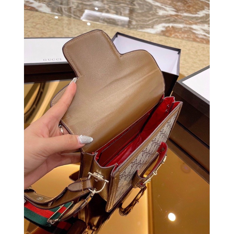 Túi Gucci size 22cm phiên bản 2021 lót đỏ thẻ cứng full box