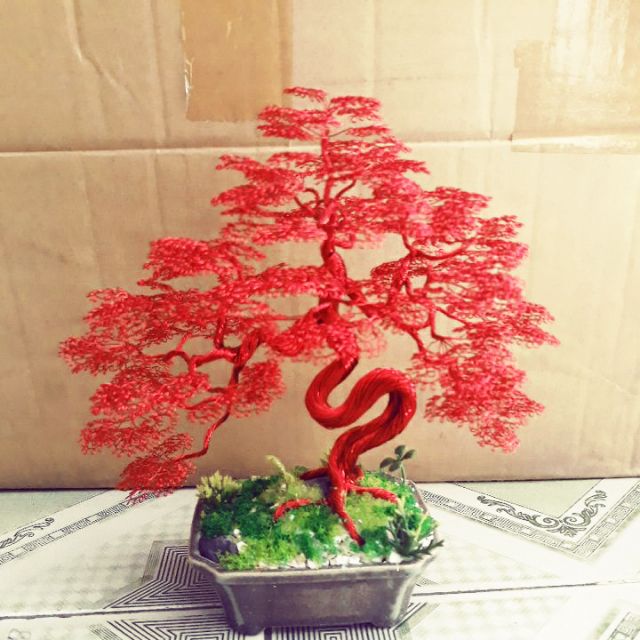 Bonsai handmade dây đồng