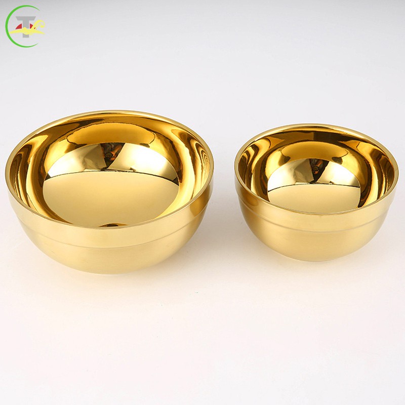 Tô Vàng Bằng Thép Không Gỉ 304 Cách Nhiệt Cao Cấp