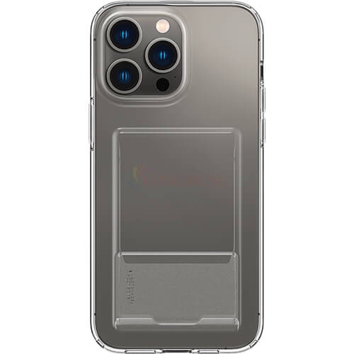 Ốp lưng chống sốc tích hợp khe đựng thẻ Spigen Crystal Slot Dual iP 14 Pro Max/14 Pro/14 Plus/14 - Hàng chính hãng
