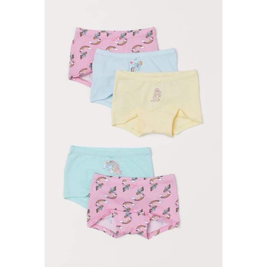 Set 5 chiếc quần chíp đùi bé gái xuất dư HM