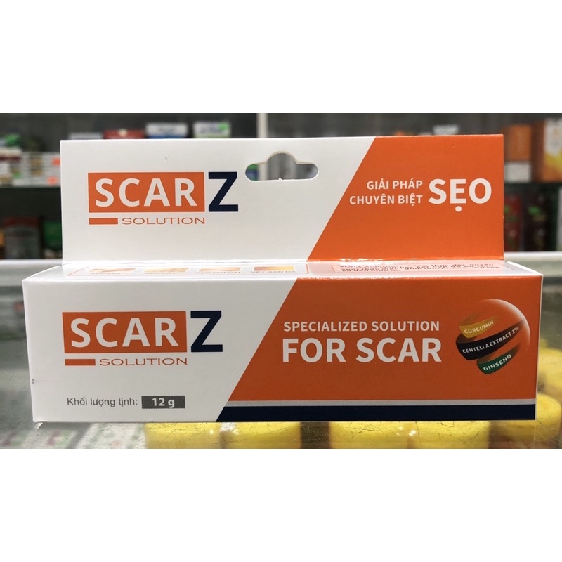 Gel bôi mờ sẹo ScarZ Solution - 12gram