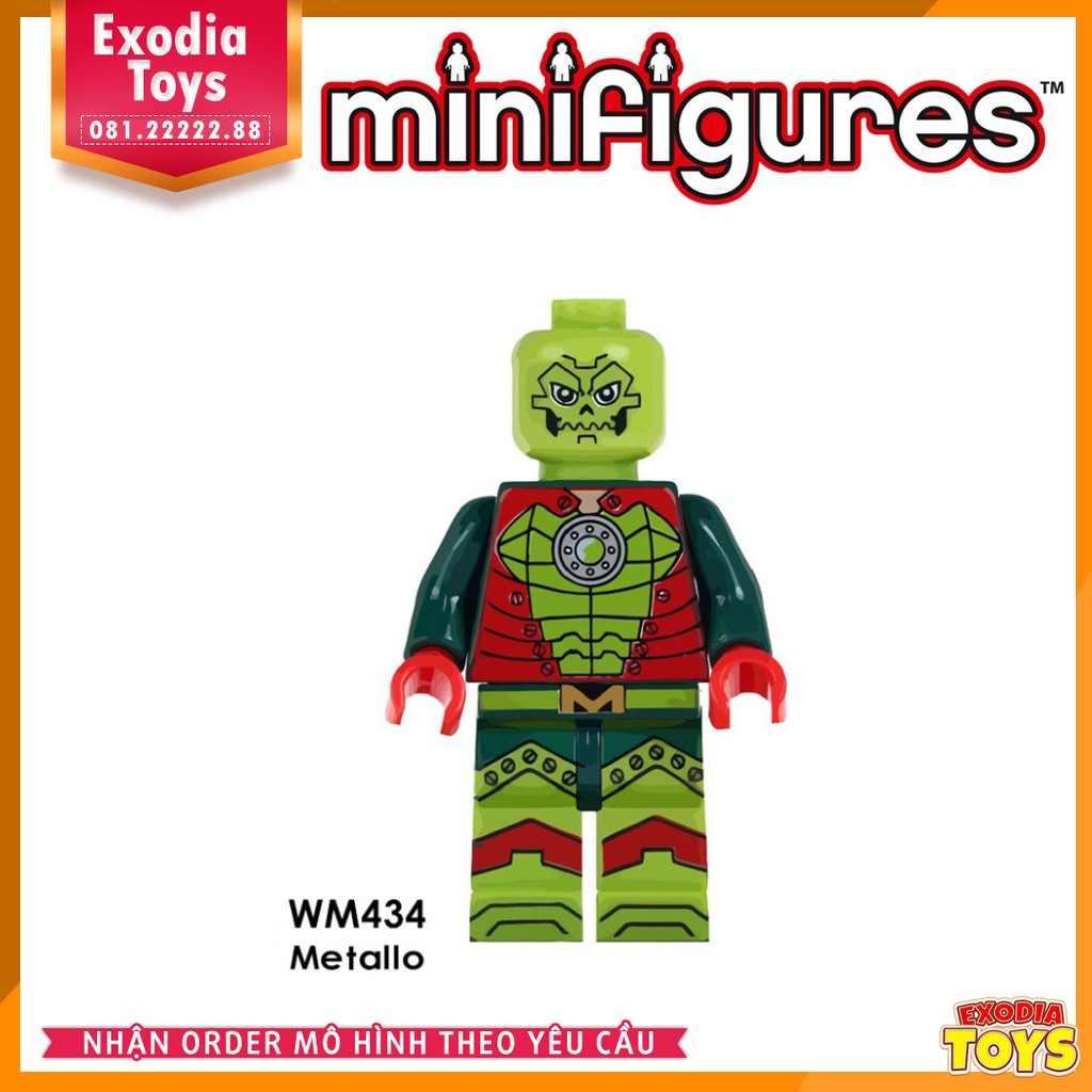 Xếp hình minifigure siêu anh hùng vũ trụ Marvel/DC Comics - Đồ Chơi Lắp Ghép Sáng Tạo - WM6020