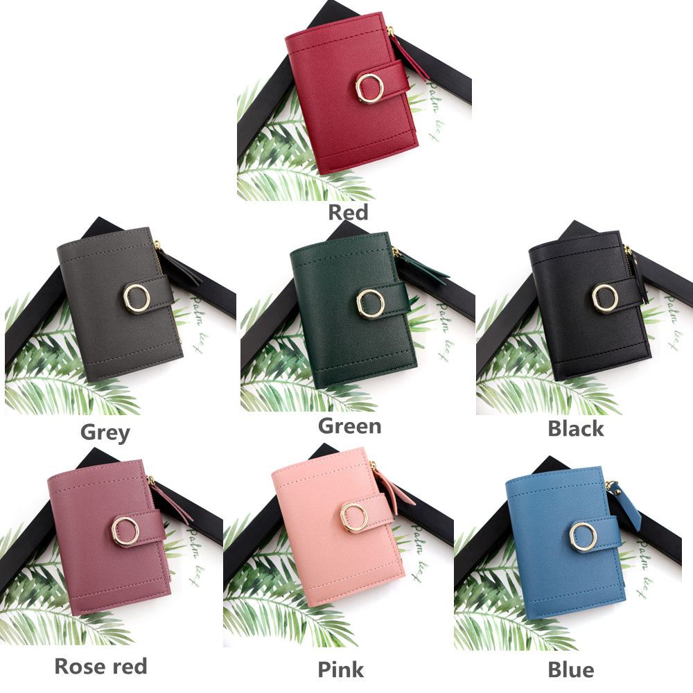 Ví da PU cầm tay có khóa kéo MIHAN1 thời trang cho nữ