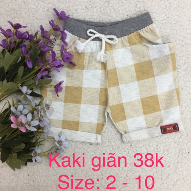 Quần kaki thun 8-33kg