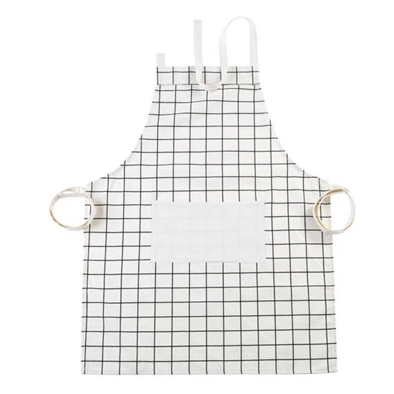Tạp Dề Nấu Bếp Bằng Vải MẪU MỚI Họa Tiết Kẻ Caro 88208 TỔNG KHO SỈ 88