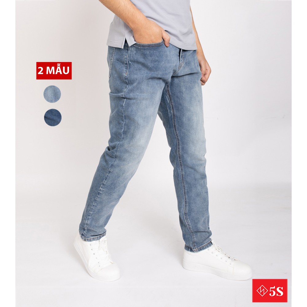 Quần Jean Nam 5S (2 mẫu), Phom Trẻ Trung, Có Giãn Thoải Mái