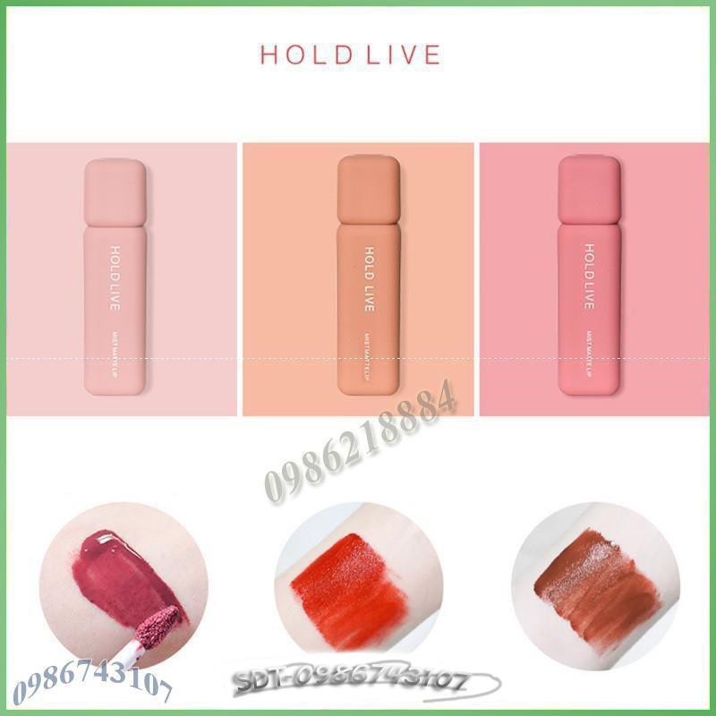 Bộ 3 son kem Hold Live Wonderful Color Lip Mist Matte AM24