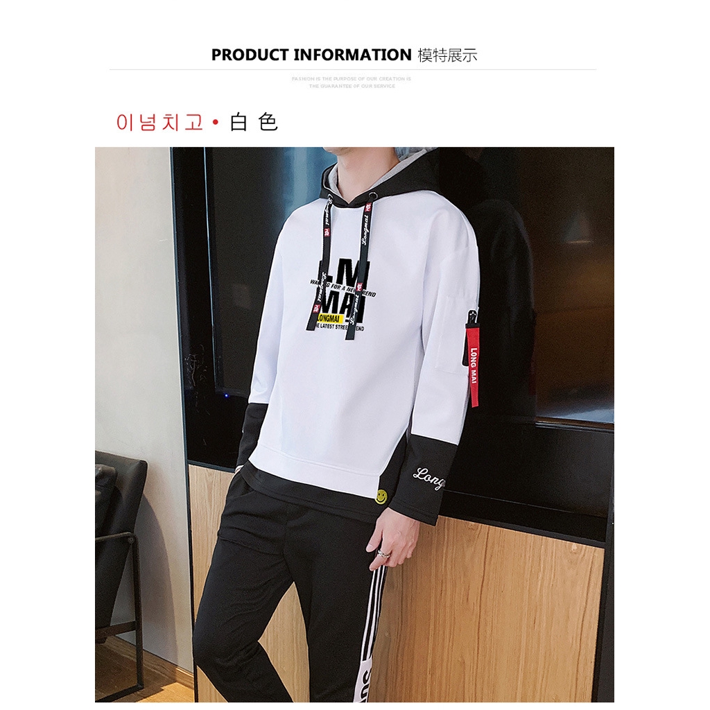 Áo Hoodie Dài Tay In Họa Tiết Mới Phong Cách Hàn Quốc 2022