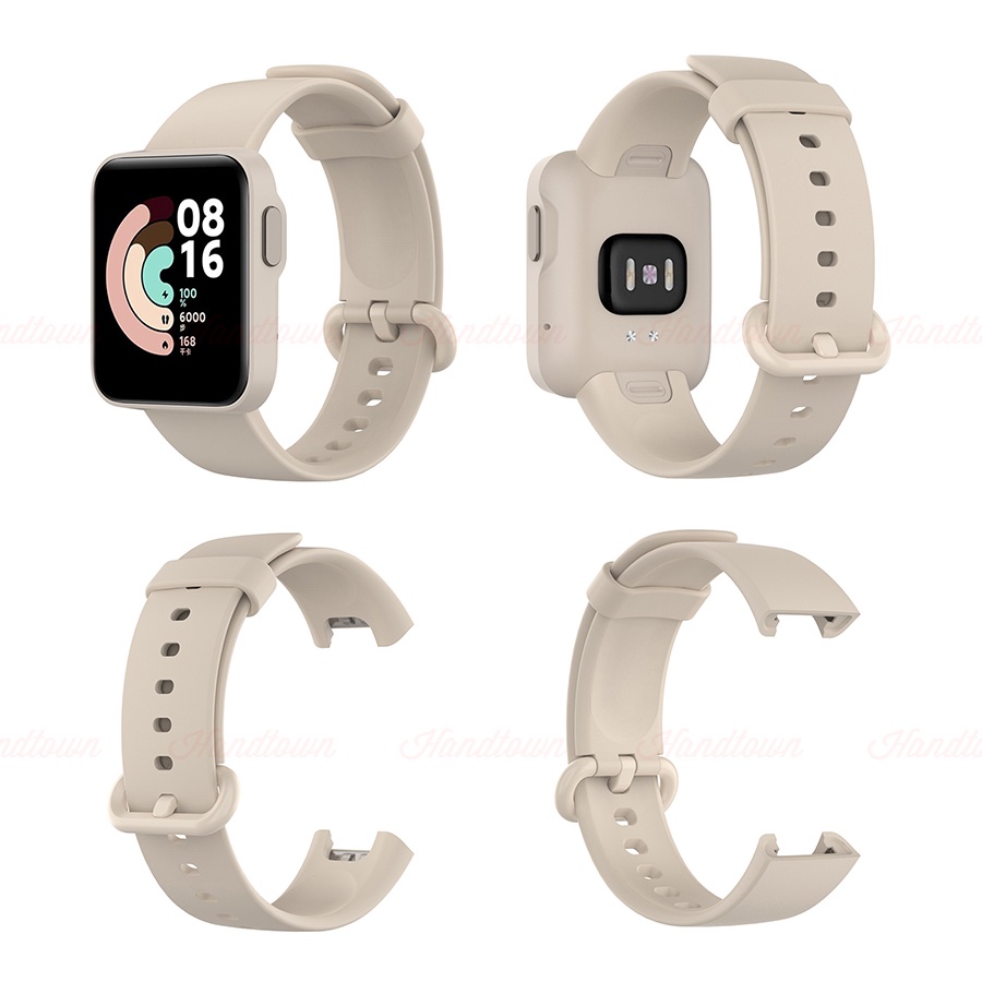 Dây đeo thay thế đồng hồ Xiaomi Redmi Watch 2 Lite / Mi Watch Lite silicon cho nhiều màu Handtown