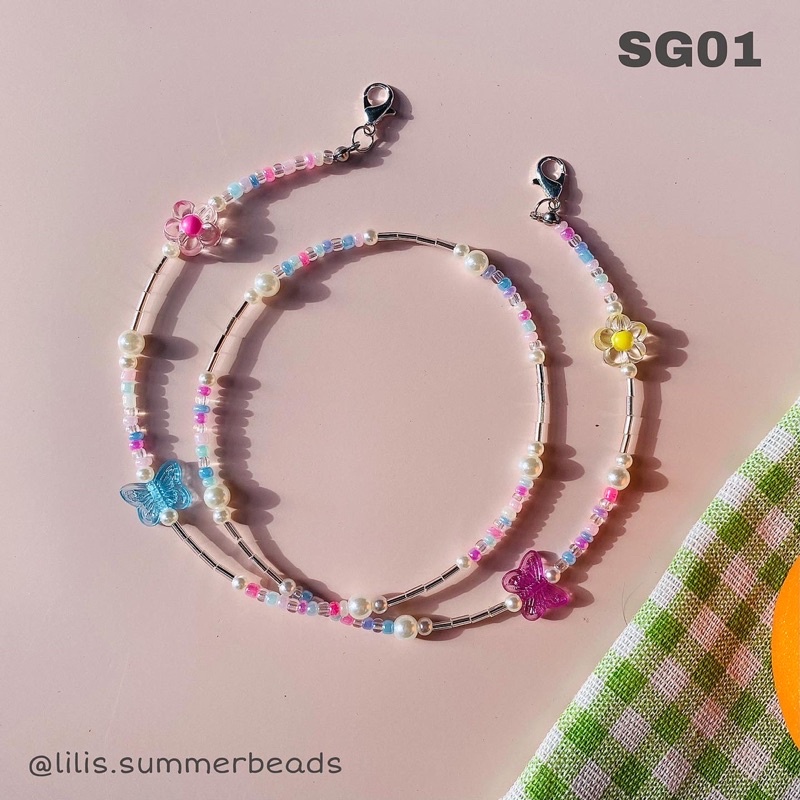Dây đeo khẩu trang LILI SPARKLING GARDEN MASK CHAIN COLLECTION - LILI’S SUMMER BEADS