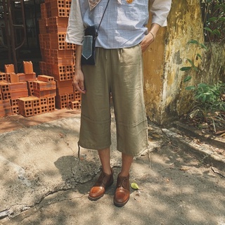 75s - LUCULOTTES quần linen lửng