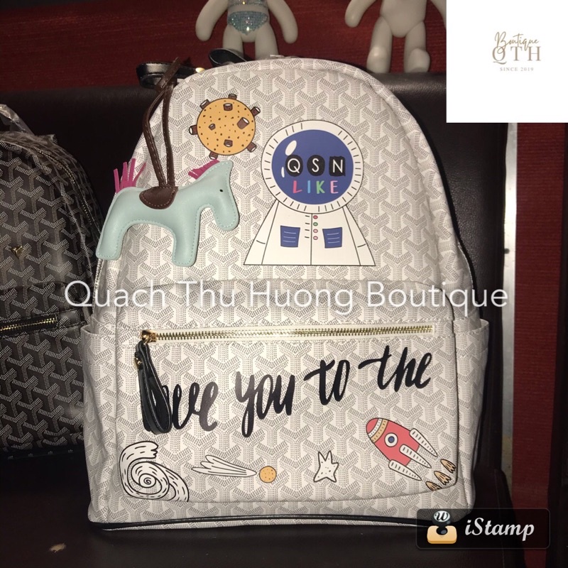 Balo Edmond QSN - Size M và L có tặng kèm móc ngựa