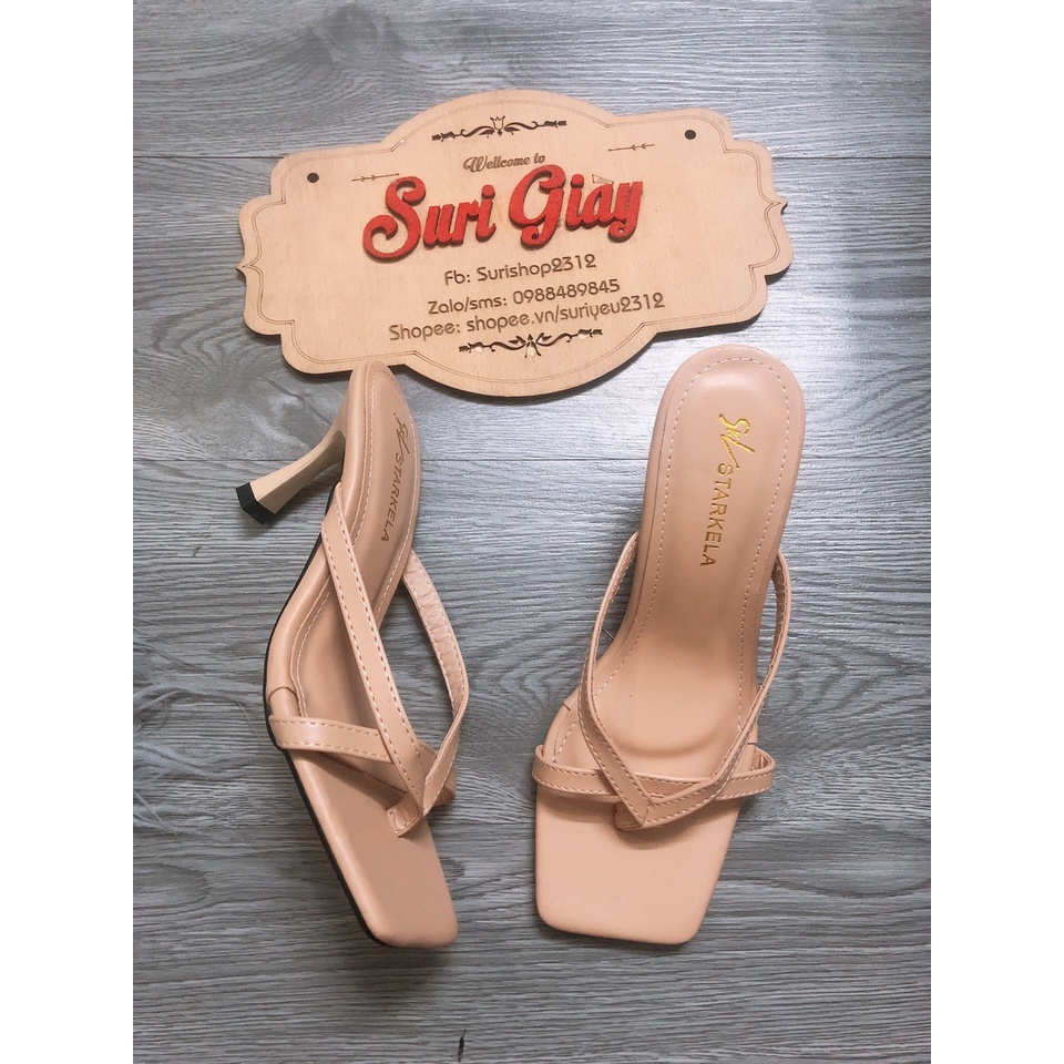 Dép thời trang nữ cao cấp gót cao 5p êm chân mã B7