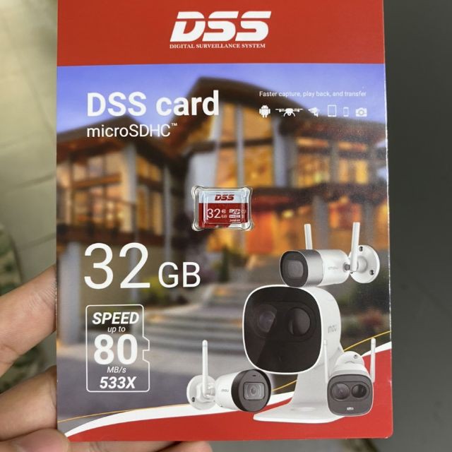 Thẻ nhớ MiCro SD DAHUA DSS 32Gb Class 10 chuyên Camera ip, máy ảnh, điện thoại, ...  Hàng chính hãng