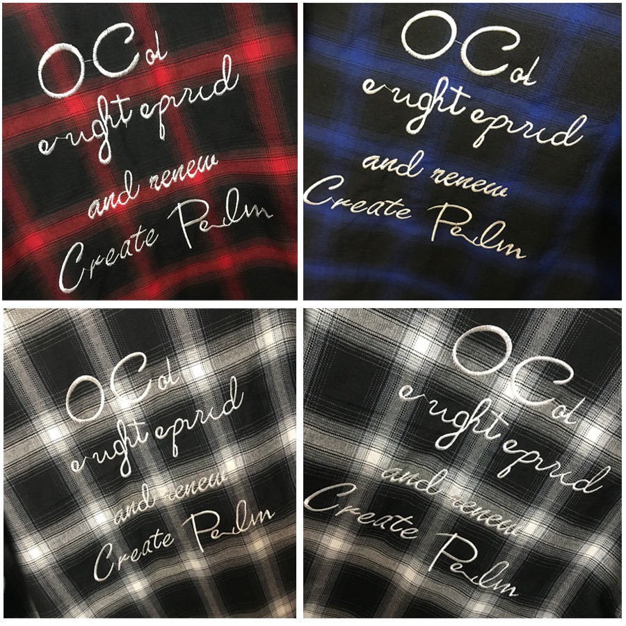 ÁO FLANNEL CARO THÊU FULL 4 MÀU CỰC CHẤT