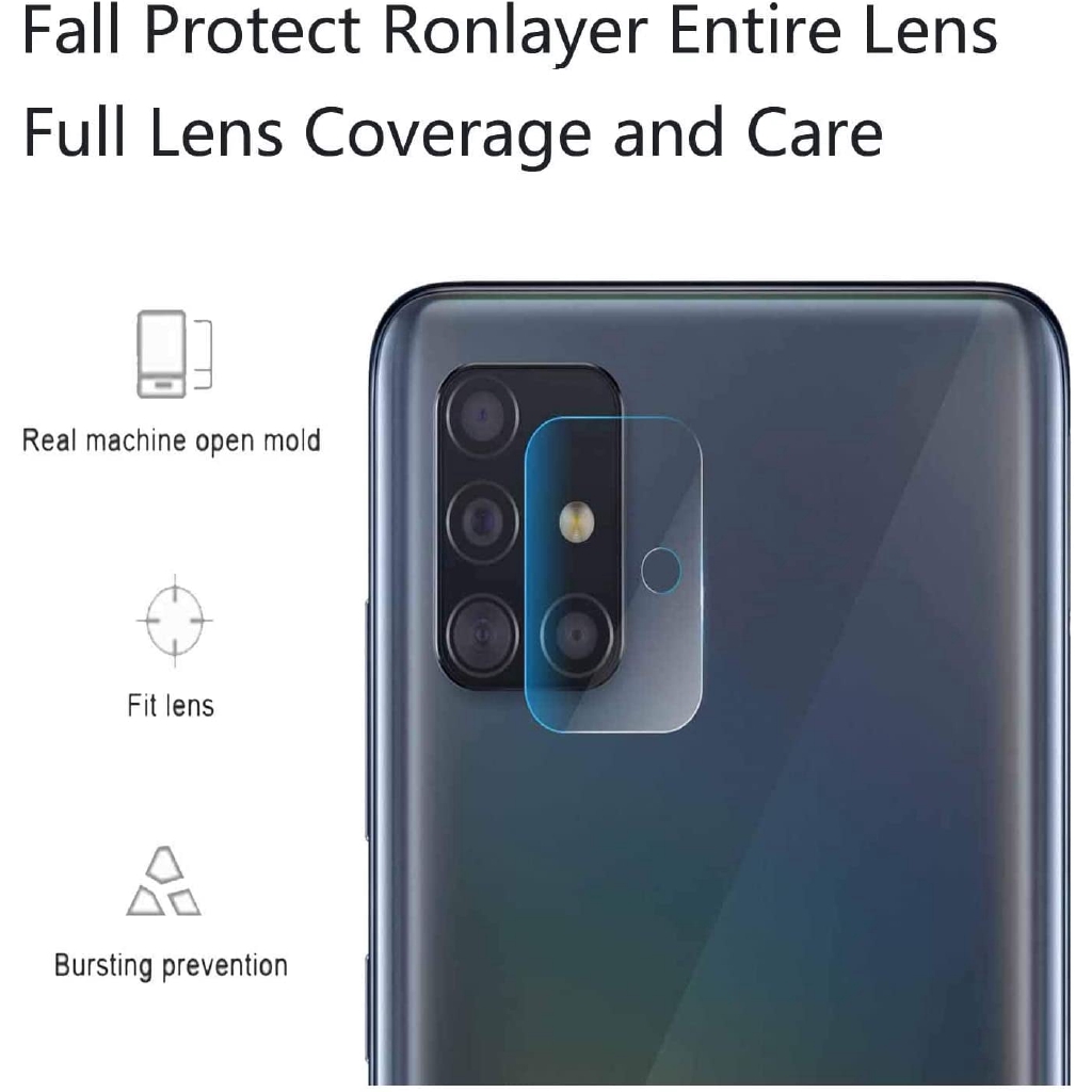 Kính Cường Lực Bảo Vệ Ống Kính Máy Ảnh Cho Samsung  Galaxy A03 A12 A02s M52 M32 M51 M31 M31s A51 A71 A21s A31 A11 A01 Core 4G 5G