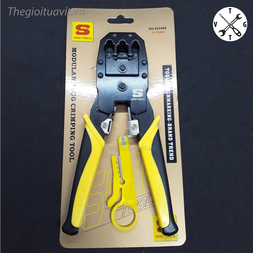 Kìm bấm mạng đa năng SOSI TOOLS SI-D3468
